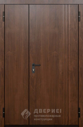 Противопожарная дверь с отделкой МДФ - фото