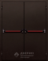 Противопожарная дверь «Двупольная глухая с антипаникой №110»