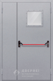 Пожарная дверь со стеклопакетом EIW-60 - фото