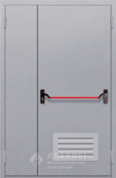 Противопожарная дверь глухая с решеткой