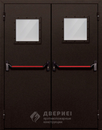 Окрашенная противопожарная дверь - фото