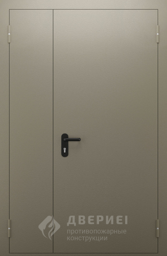 Дверь полуторная глухая серая №61