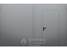 Фото Распашные ворота с калиткой №3