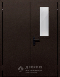 Металлическая дверь без порога двухстворчатая